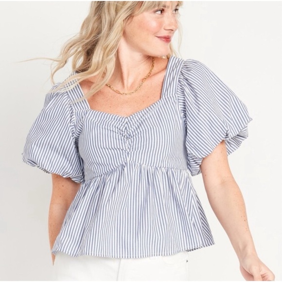 Old Navy Striped Blouse - Picture 3 of 4